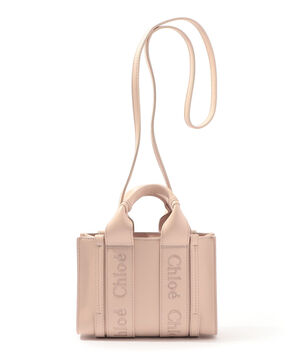 ■Chloe WOODY LEATHER ミニトートバッグ