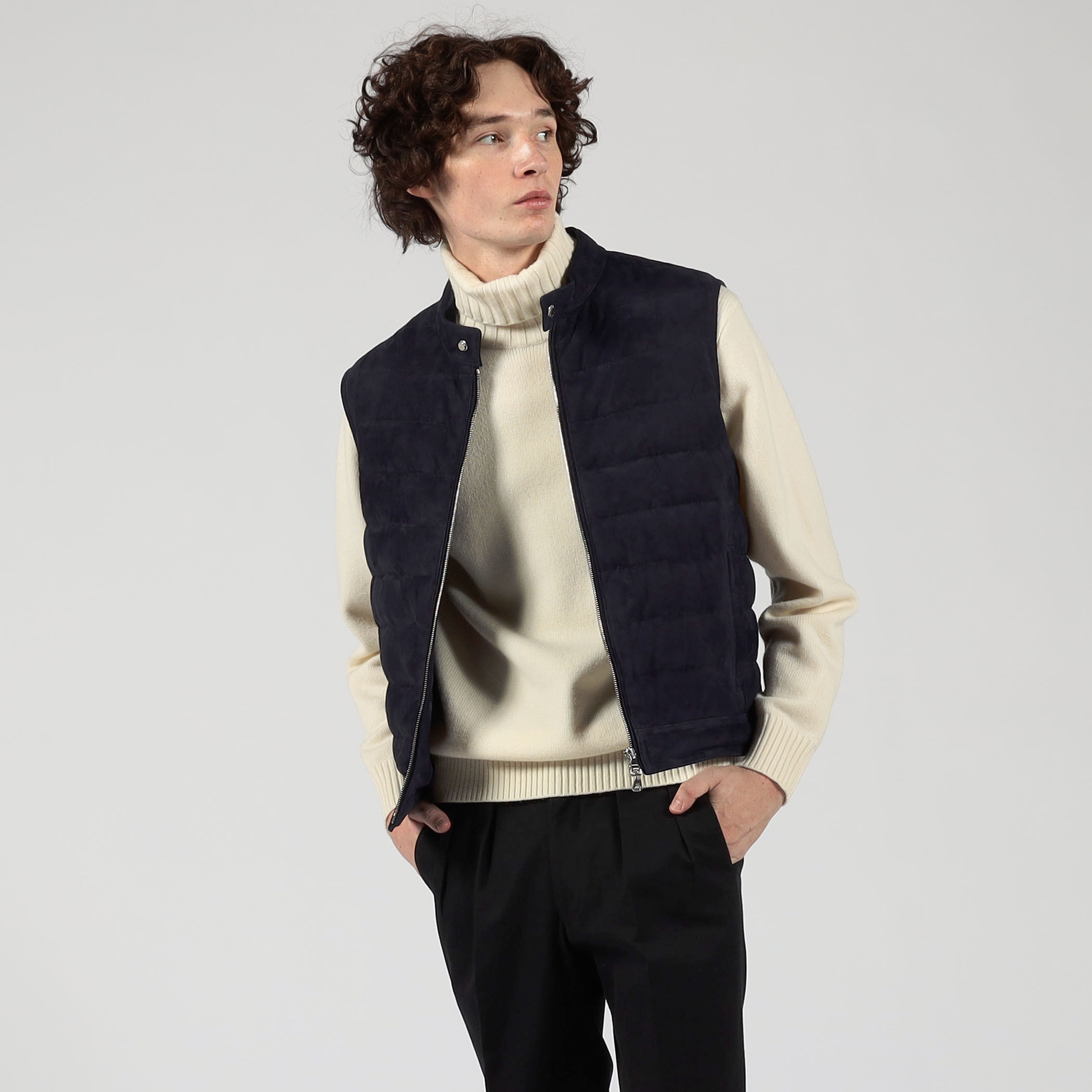 別注】EMMETI JURI スエード ダウンベスト｜トゥモローランド 公式通販