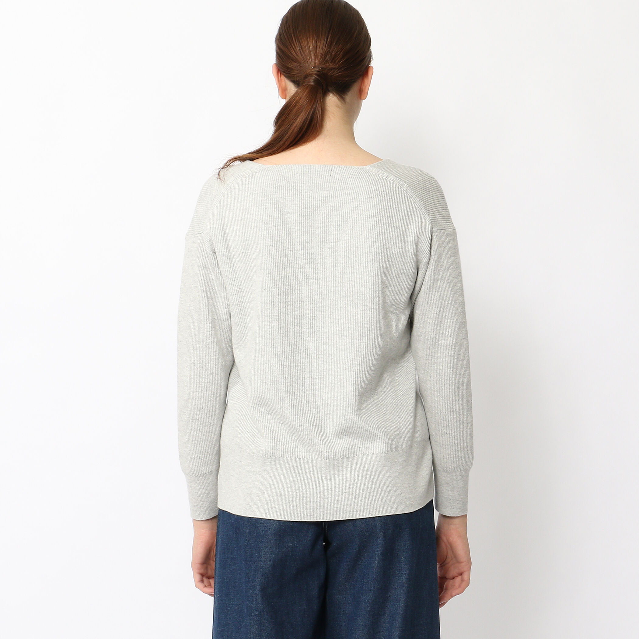 コットンウール Vネックプルオーバー｜トゥモローランド 公式通販