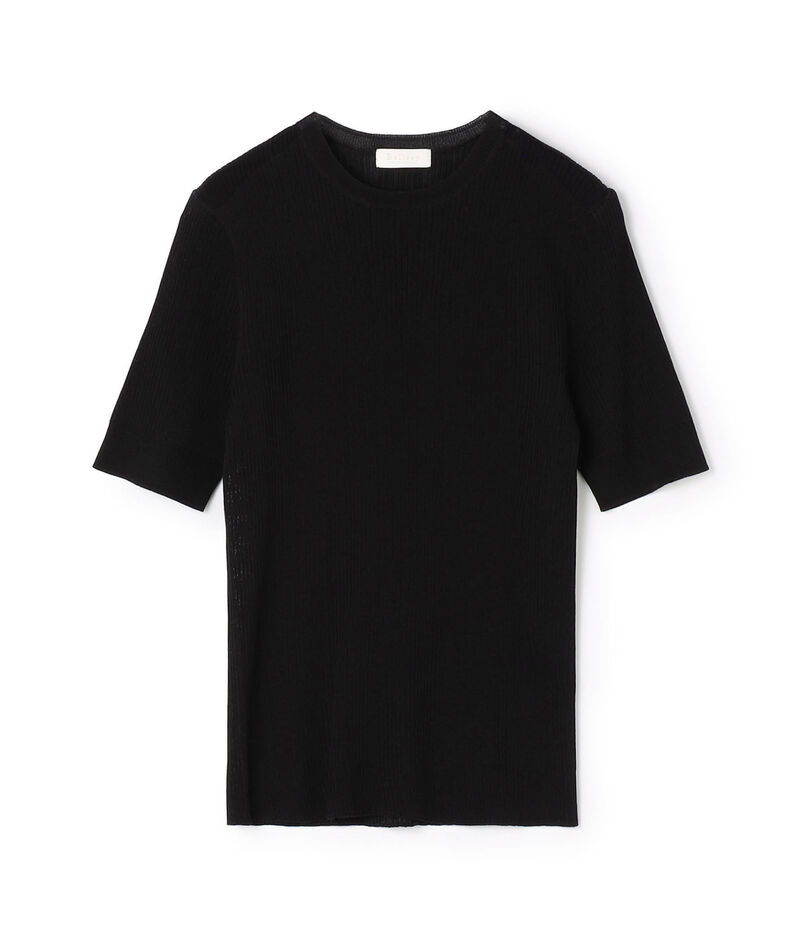 マーセライズドコットン クルーネックプルオーバー