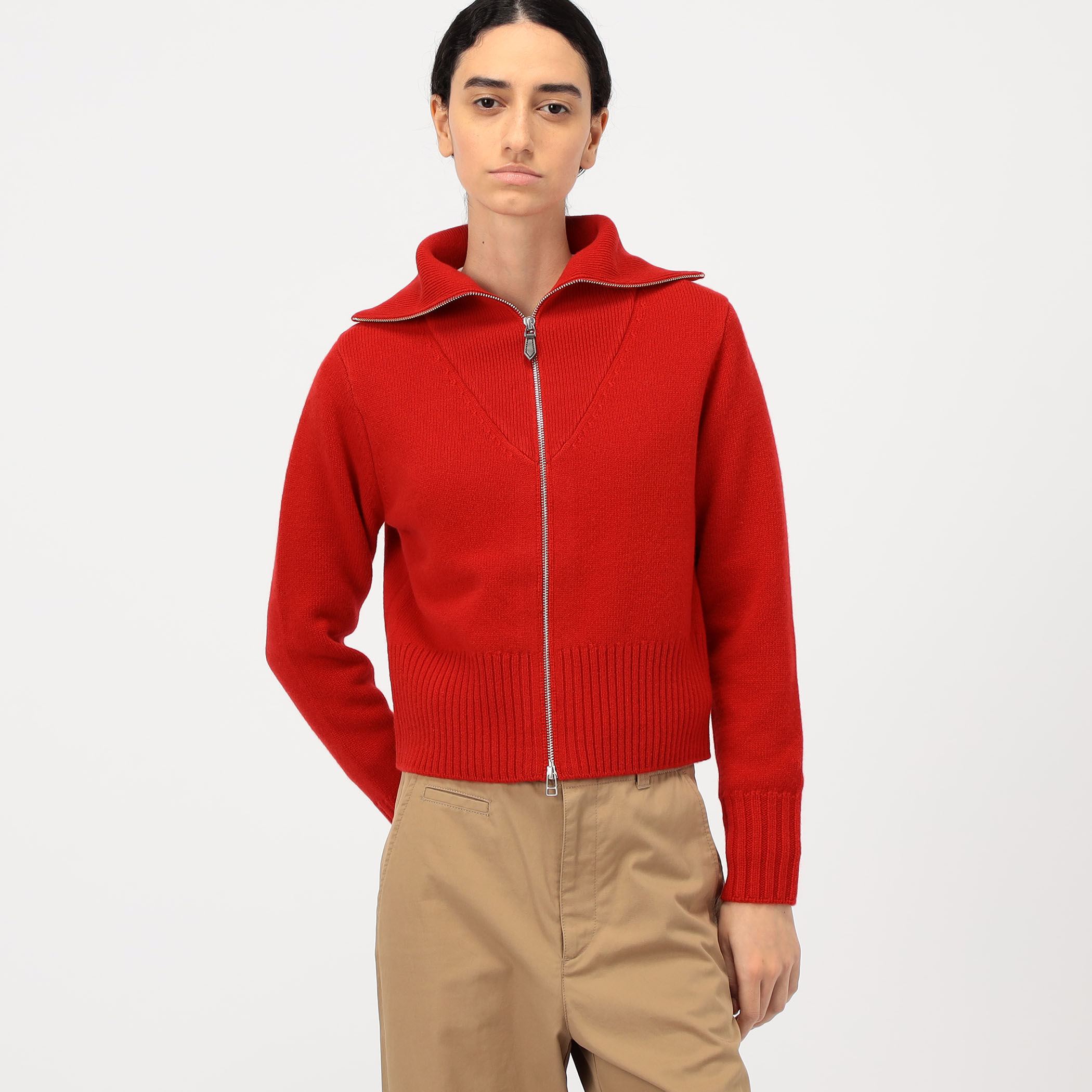 NZ LAMBS ジップアップカーディガン｜トゥモローランド 公式通販