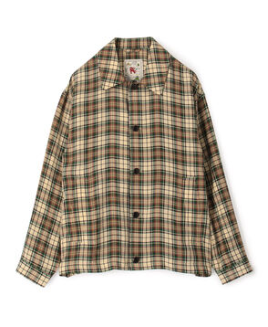 ビスコースタフタ シャツブルゾン