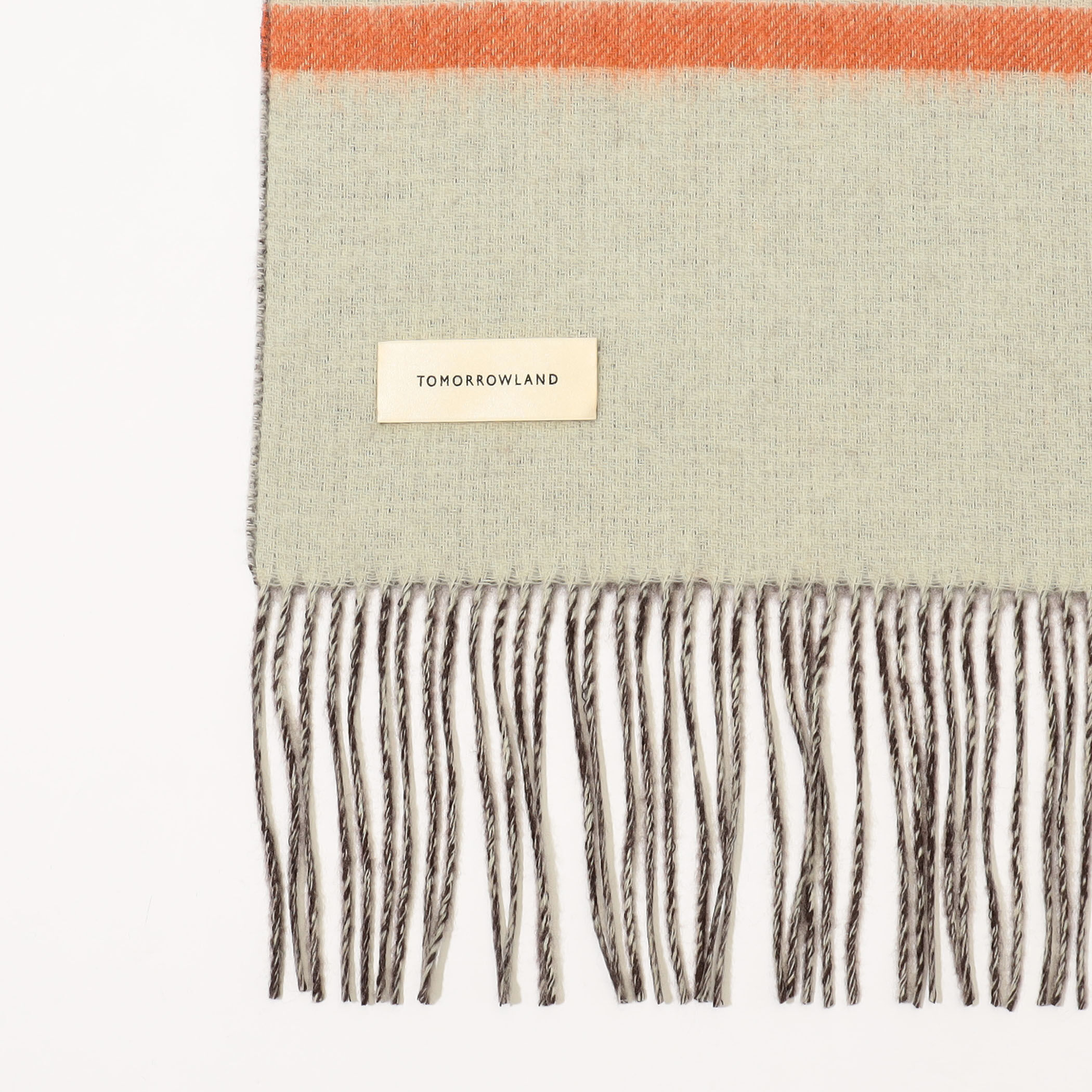 TOMORROWLAND カシミヤ ダブルフェイス チェックストール