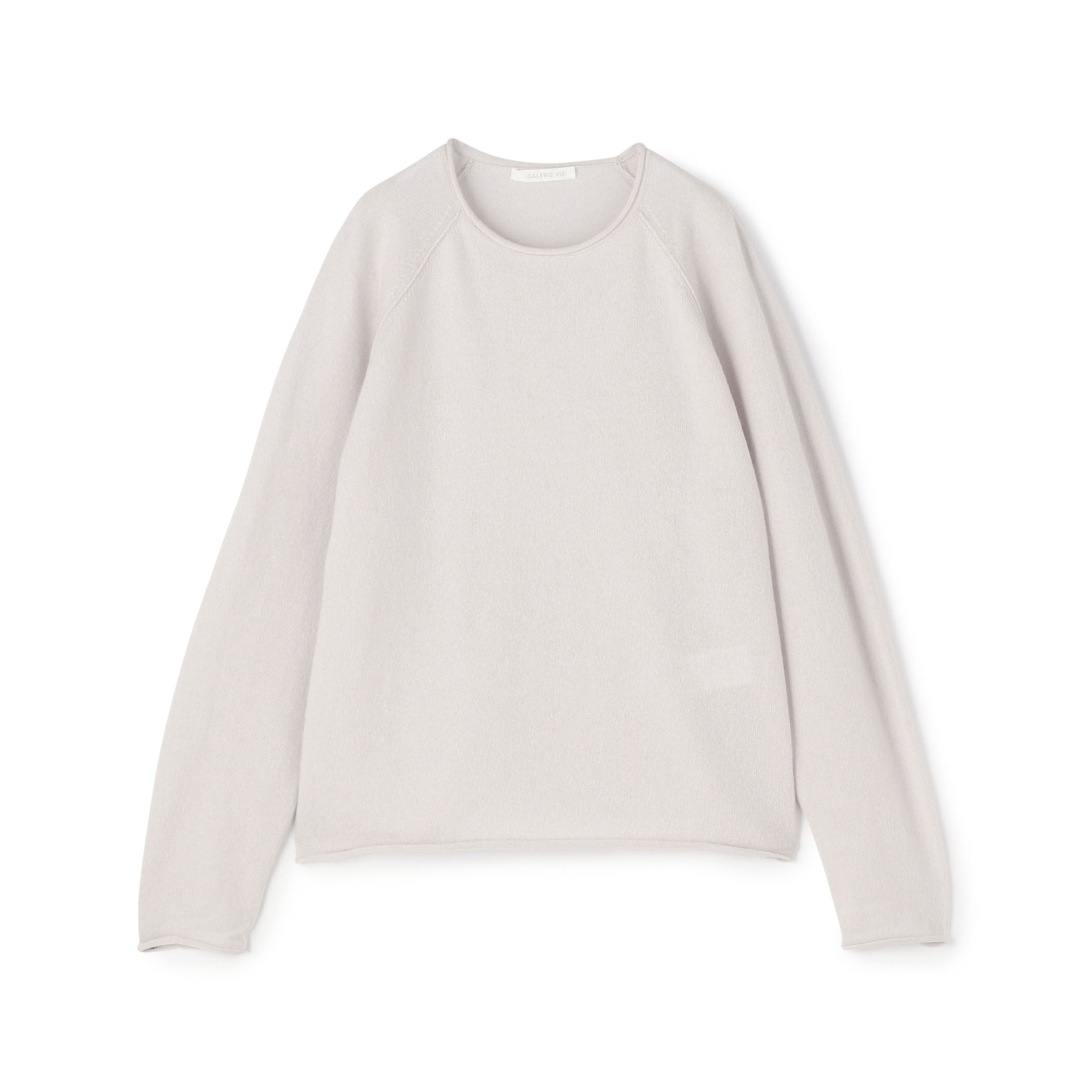 □スコットランドカシミヤ ラグランスリーブプルオーバー