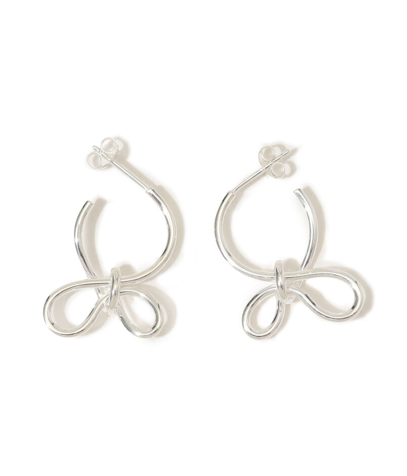 BAR JewelleryTINY FIOCCO シルバーピアス