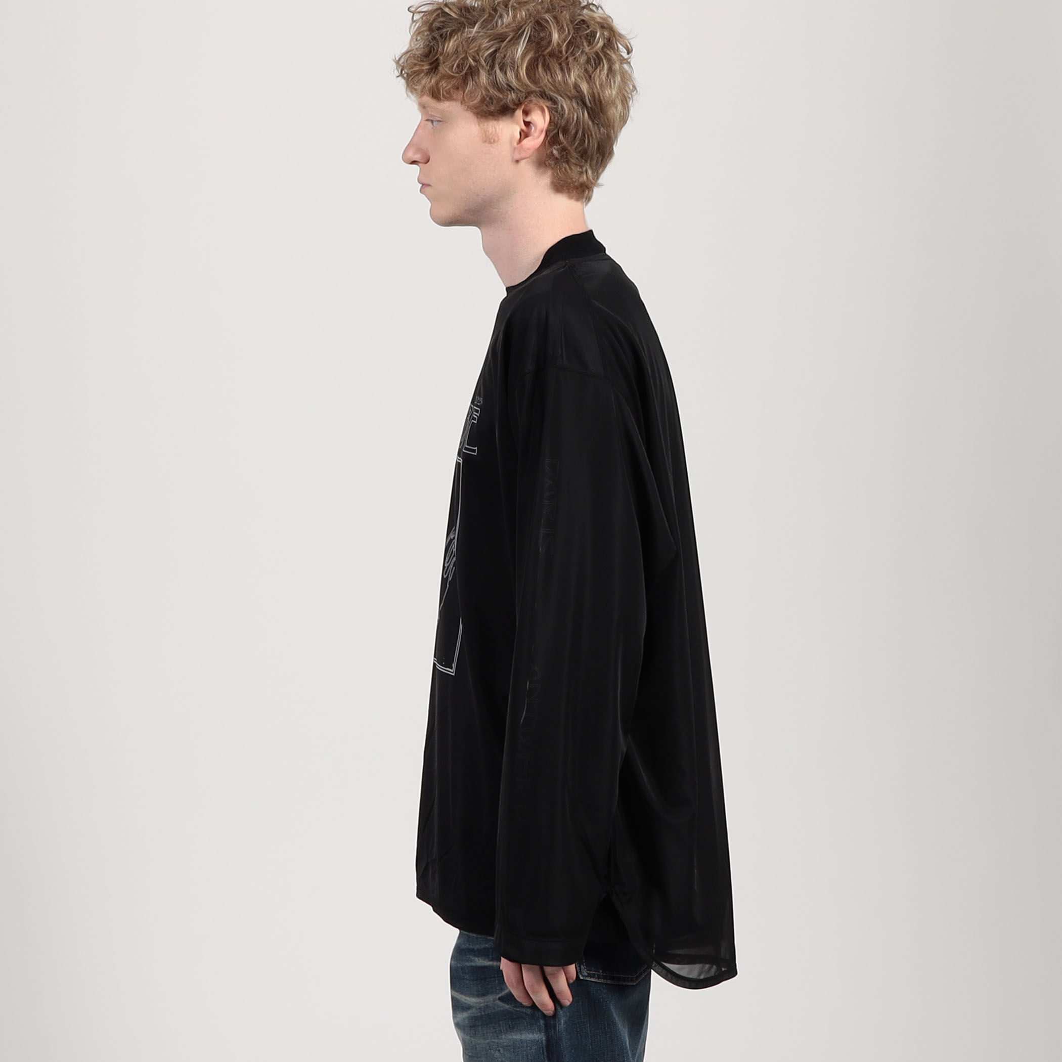 ALMOSTBLACK LAYERD LS T ロングスリーブTシャツ