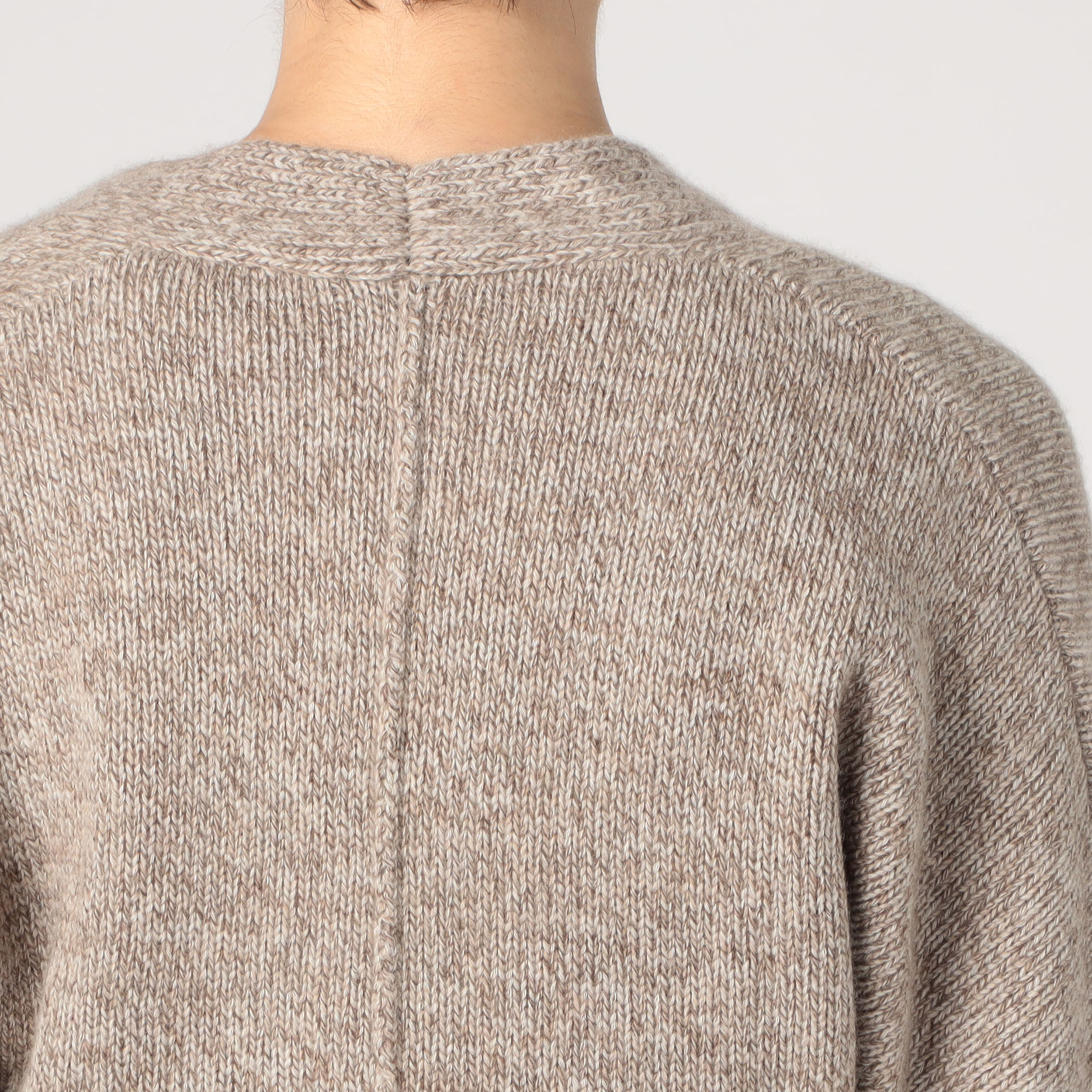 リサイクルカシミヤ クロップド丈カーディガン WRBC2623