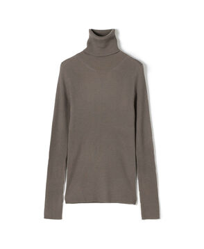 プルミエールウールリブ タートルネックプルオーバー
