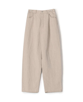 【WEB先行予約】リネンデニム 5ポケットパンツ