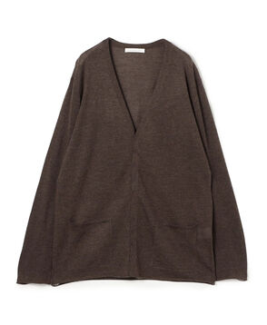 カシミヤシルク Vネックカーディガン