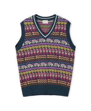 Mai Tai コットンジャガード ニットベスト
