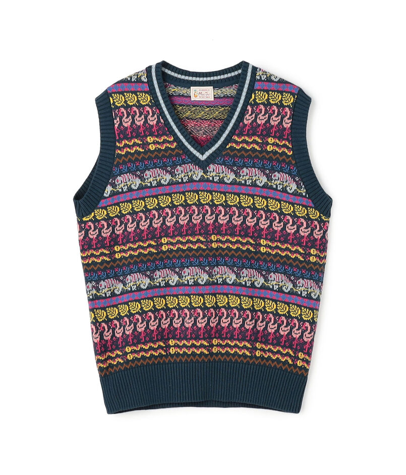 Mai Tai コットンジャガード ニットベスト