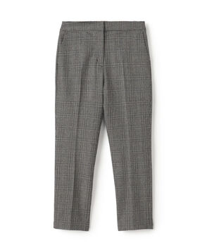 フランネルウールストレッチ シガレットパンツ