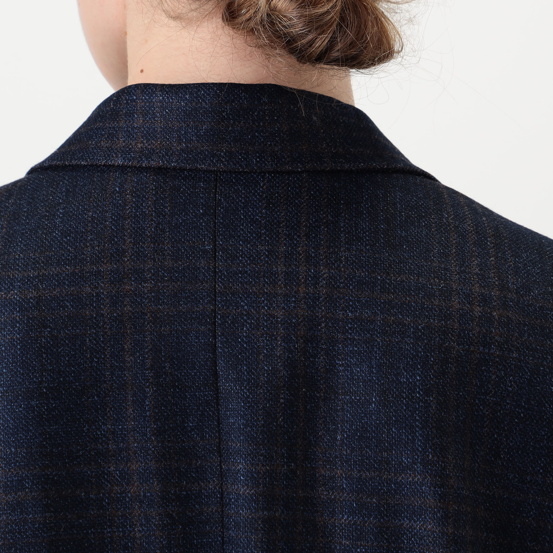 SILK AIR GLEN CHECK ロングジレ｜トゥモローランド 公式サイト