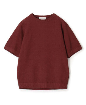 TOMORROWLAND tricot コットンリネン クルーネックプルオーバーニット