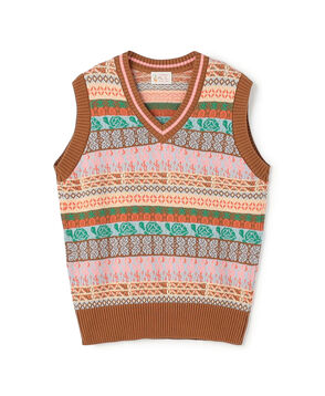 Mai Tai コットンジャガード ニットベスト