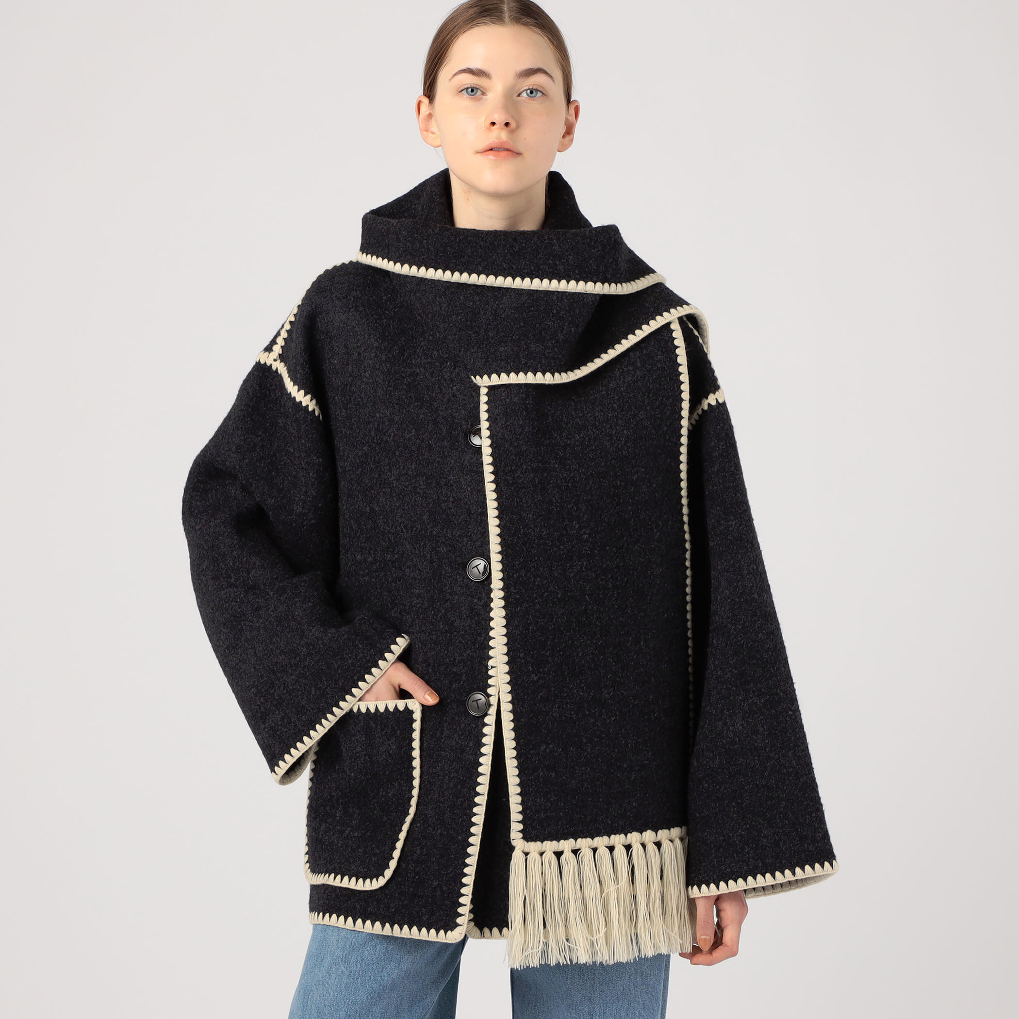 ☆TOTEMEスカーフジャケット/コート TOTEME スカーフジャケット｜トゥモローランド 公式通販