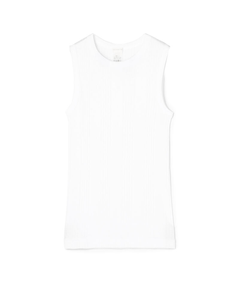 コットンランダムリブ ノースリーブプルオーバー