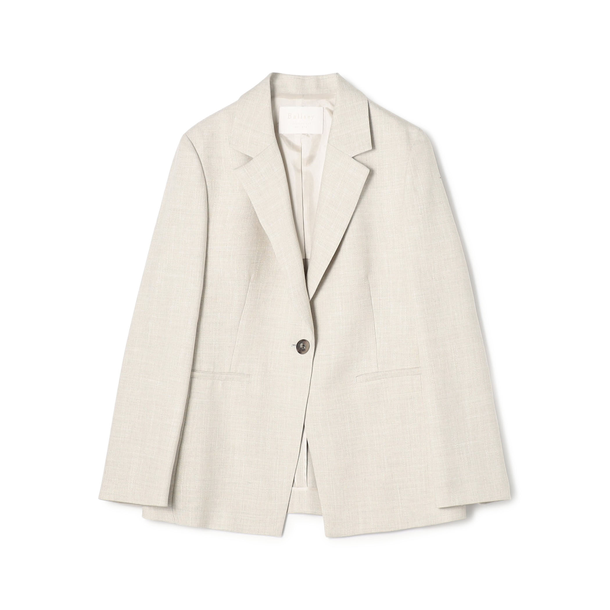 WEB先行予約】ミックススラブストレッチ 1Bテーラードジャケット