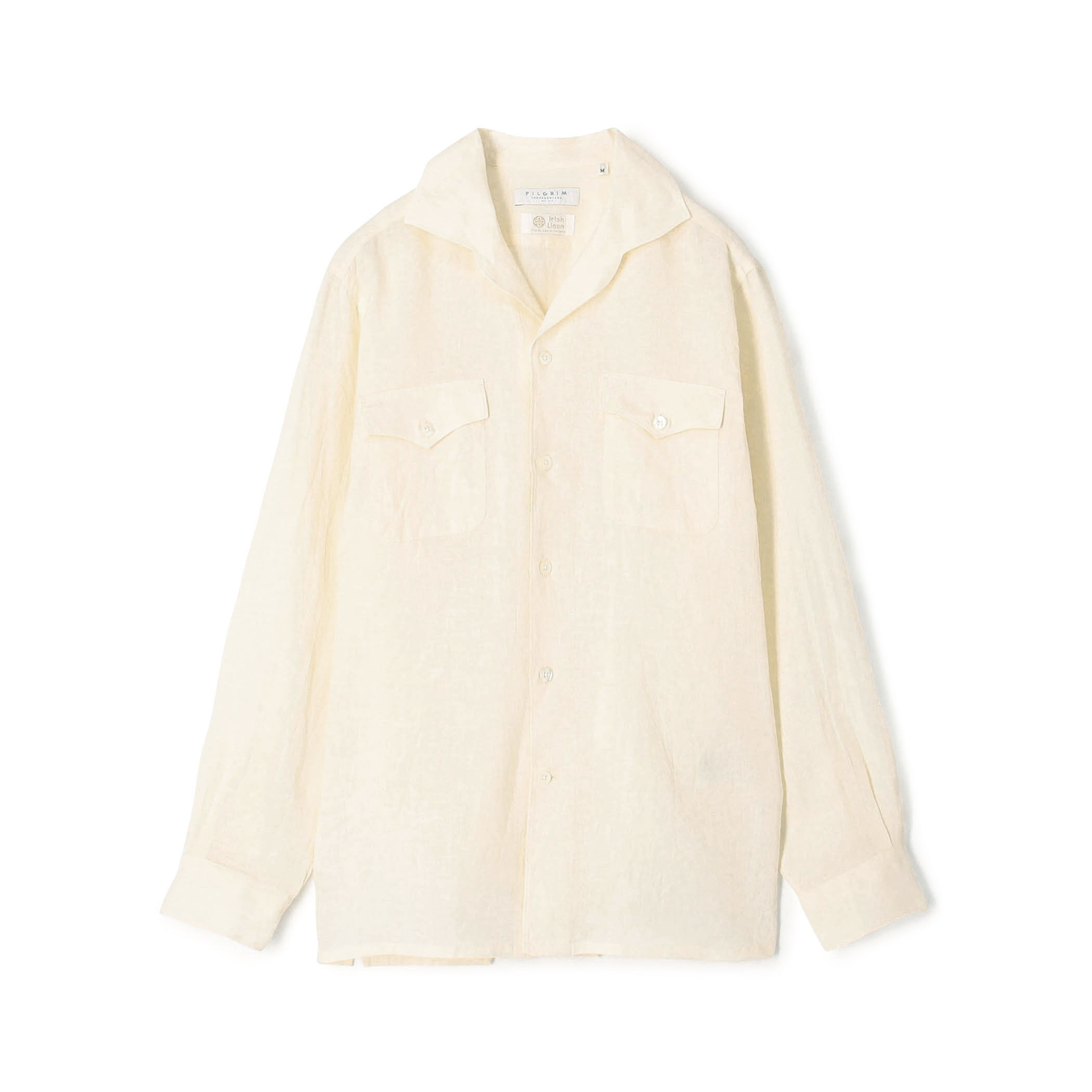 ダブルクロスオーバーシャツ（アイボリー） | MACHATT ONLINE STORE