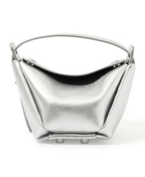 ADVENE MINI AGE METALLIC レザー ハンドバッグ