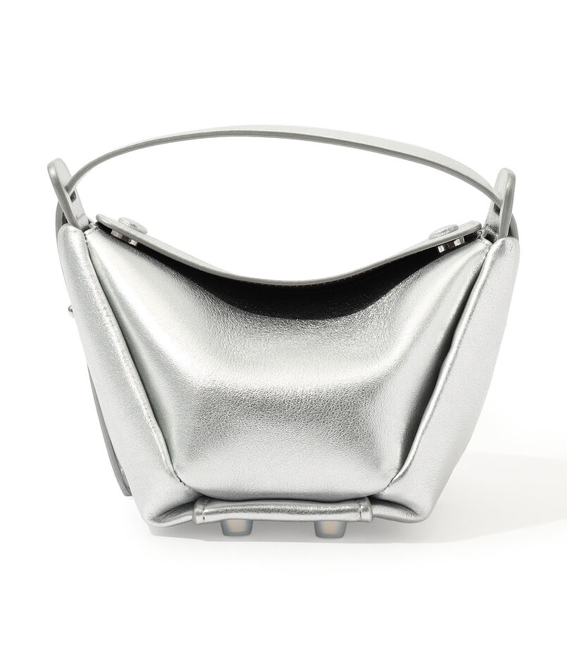 ADVENE MINI AGE METALLIC レザー ハンドバッグ