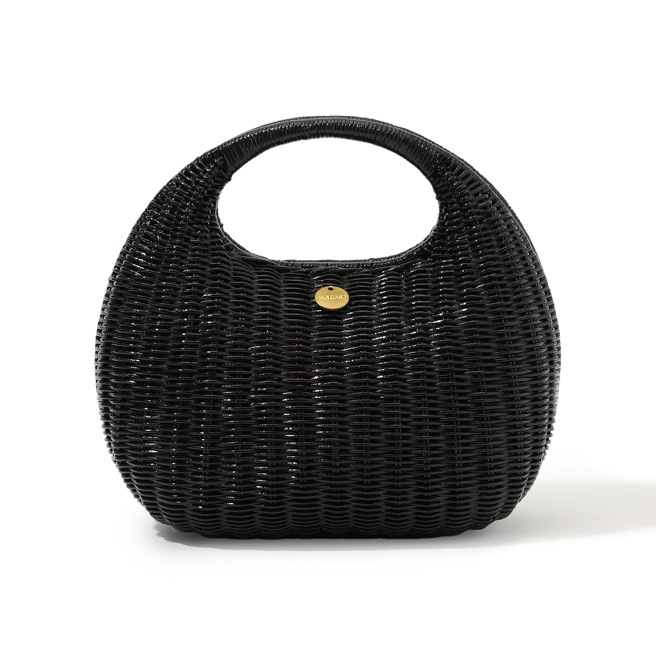 【新品】Bluelea レザーラタンバッグ Black SOULEIADO ラタン ラウンドバッグ｜トゥモローランド 公式サイト