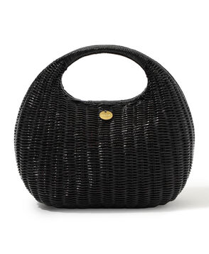 SOULEIADO ラタン ラウンドバッグ