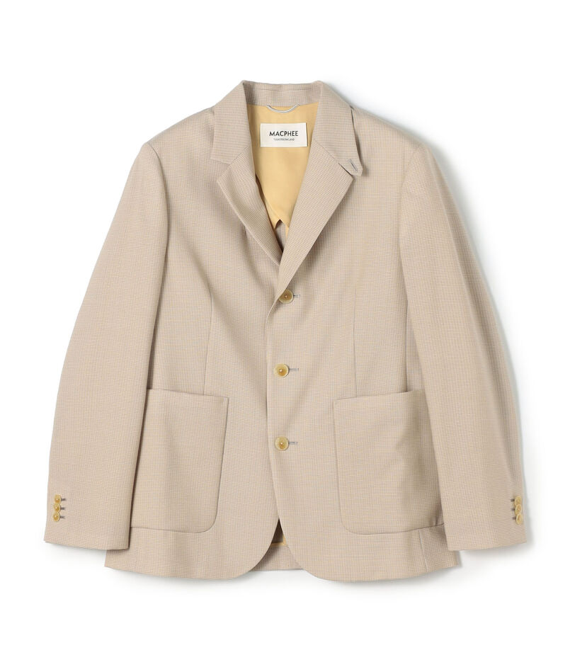 ウールカームスキン テーラードジャケット