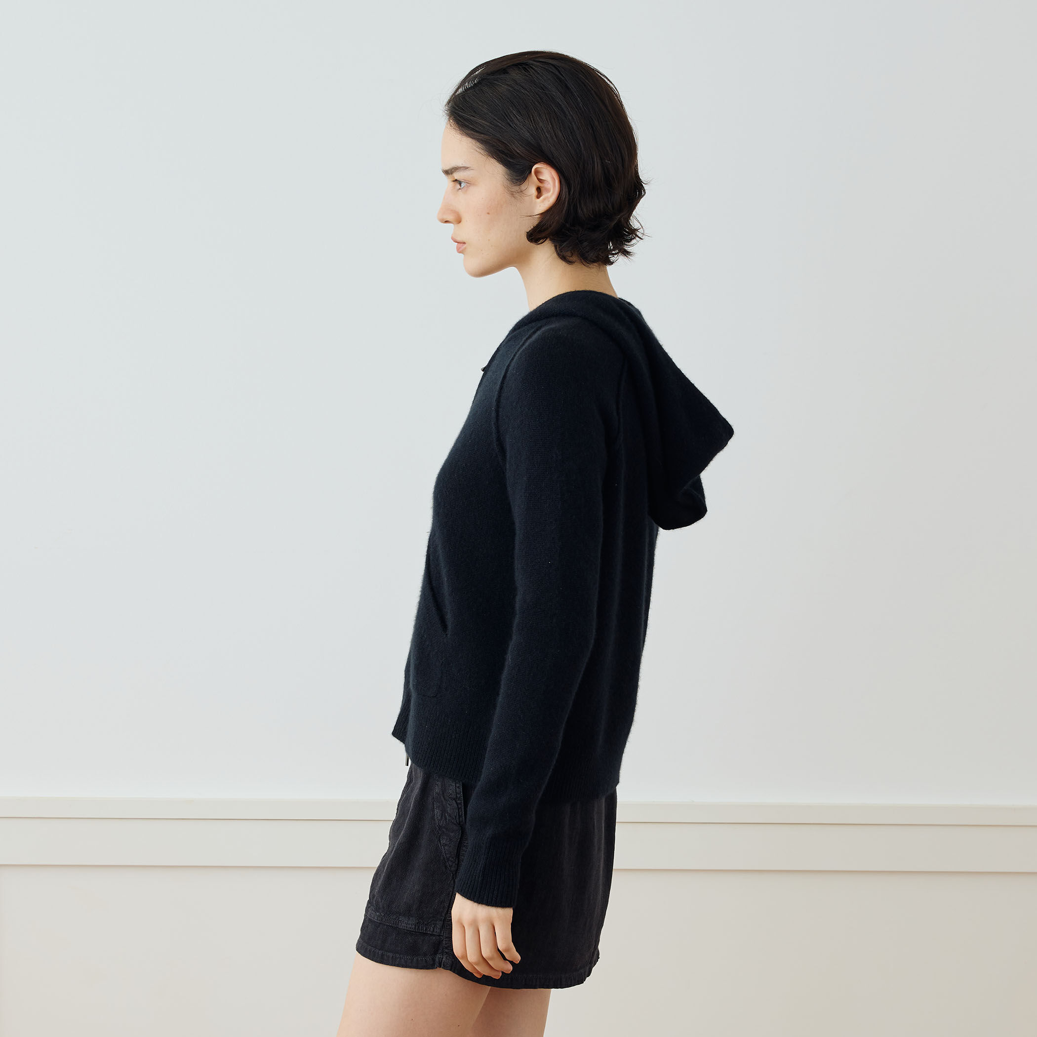 リサイクルカシミヤ ジップアップパーカ WRBC2582｜トゥモローランド