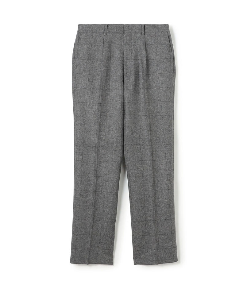 ウールツイード 1プリーツスラックス LOVAT CHAPLIN