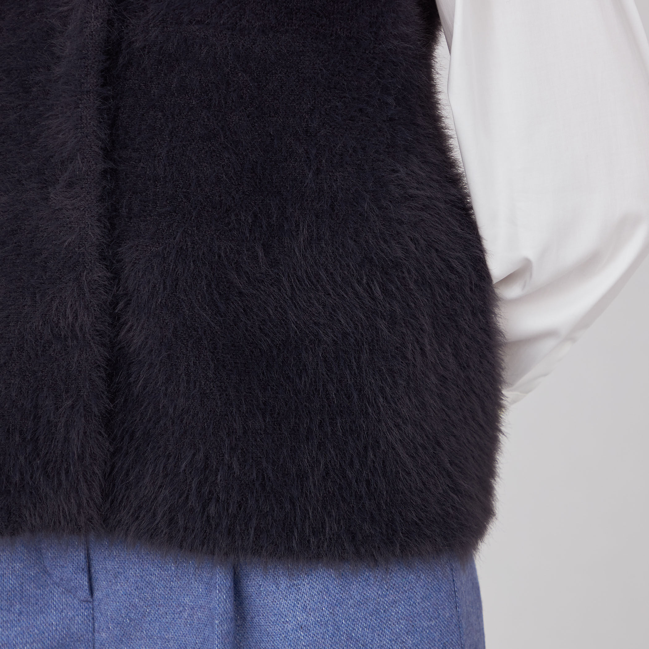 □フェザーヤーン ペプラムベスト｜トゥモローランド 公式通販