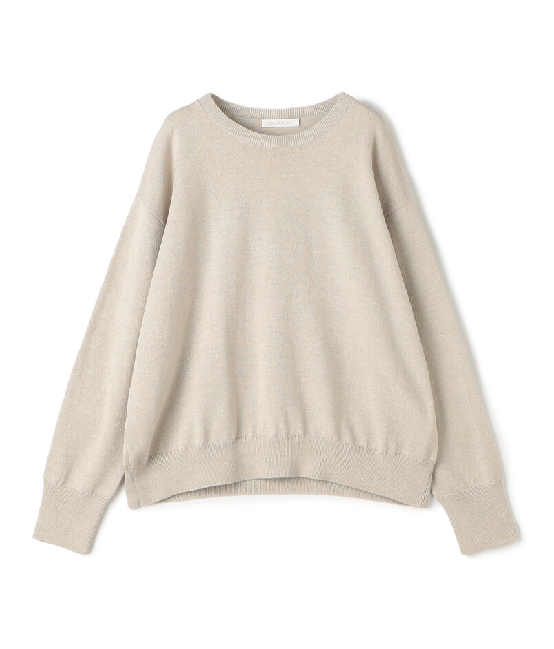 ウーステッドウール ラウンドネックプルオーバー