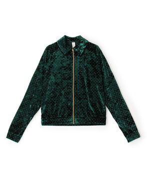 SIMONE WILD STUD VELVET BLOUSON ベルベットブルゾン
