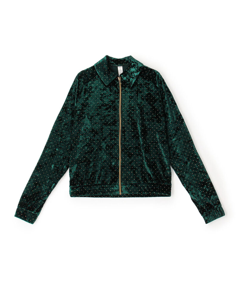 SIMONE WILD STUD VELVET BLOUSON ベルベットブルゾン