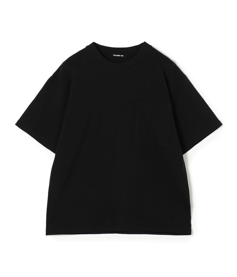 コットン吊り天竺 ハーフスリーブプルオーバー