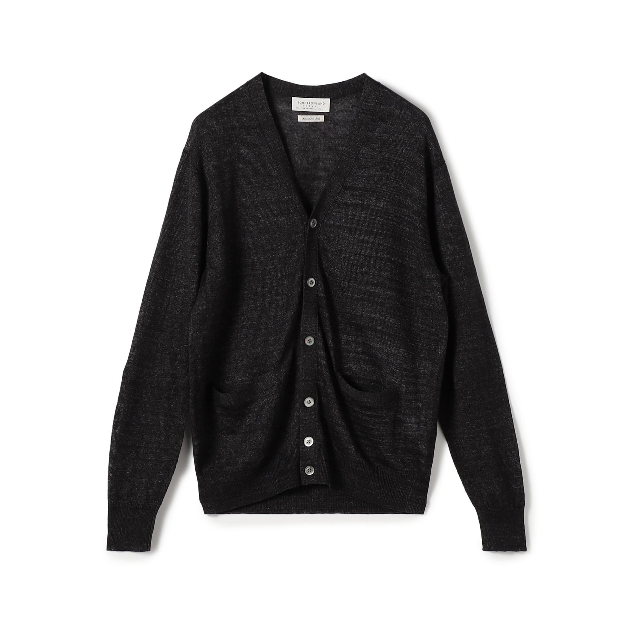 □TOMORROWLAND tricot ティントリネン Vネックカーディガン