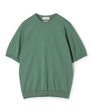 TOMORROWLAND tricot シルクコットン クルーネック半袖ニット SESIA