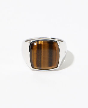 TOM WOOD Cushion Tiger Eye リング
