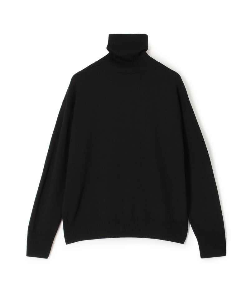 ウーステッドウール タートルネックプルオーバー
