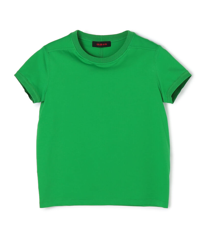 コットン リブコンビクルーネックプルオーバー