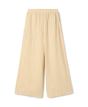 リノヘリンボーン イージーワイドパンツ