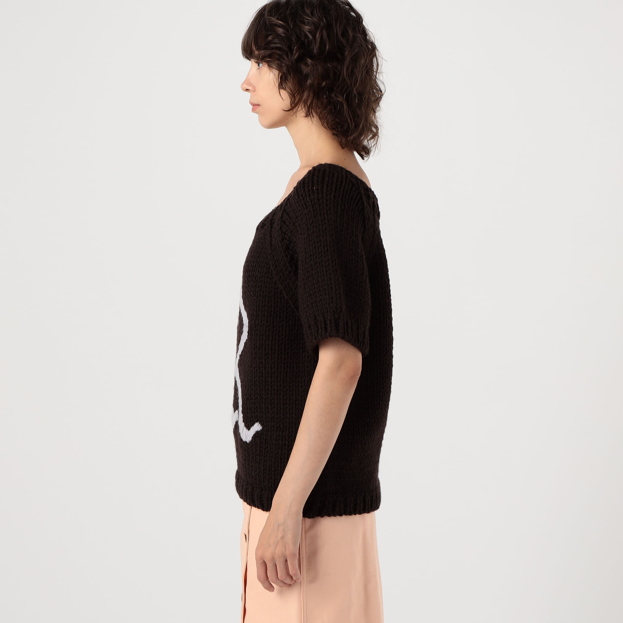 RAF SIMONS Bulky handknit ハーフスリーブニット｜トゥモローランド 公式通販