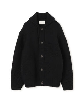 【WEB先行予約】TOMORROWLAND tricot パッチワーク チャンキーニットブルゾン