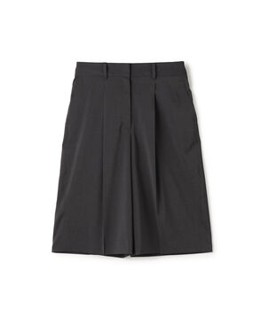 ポリエステルツイル ハーフクロップドパンツ