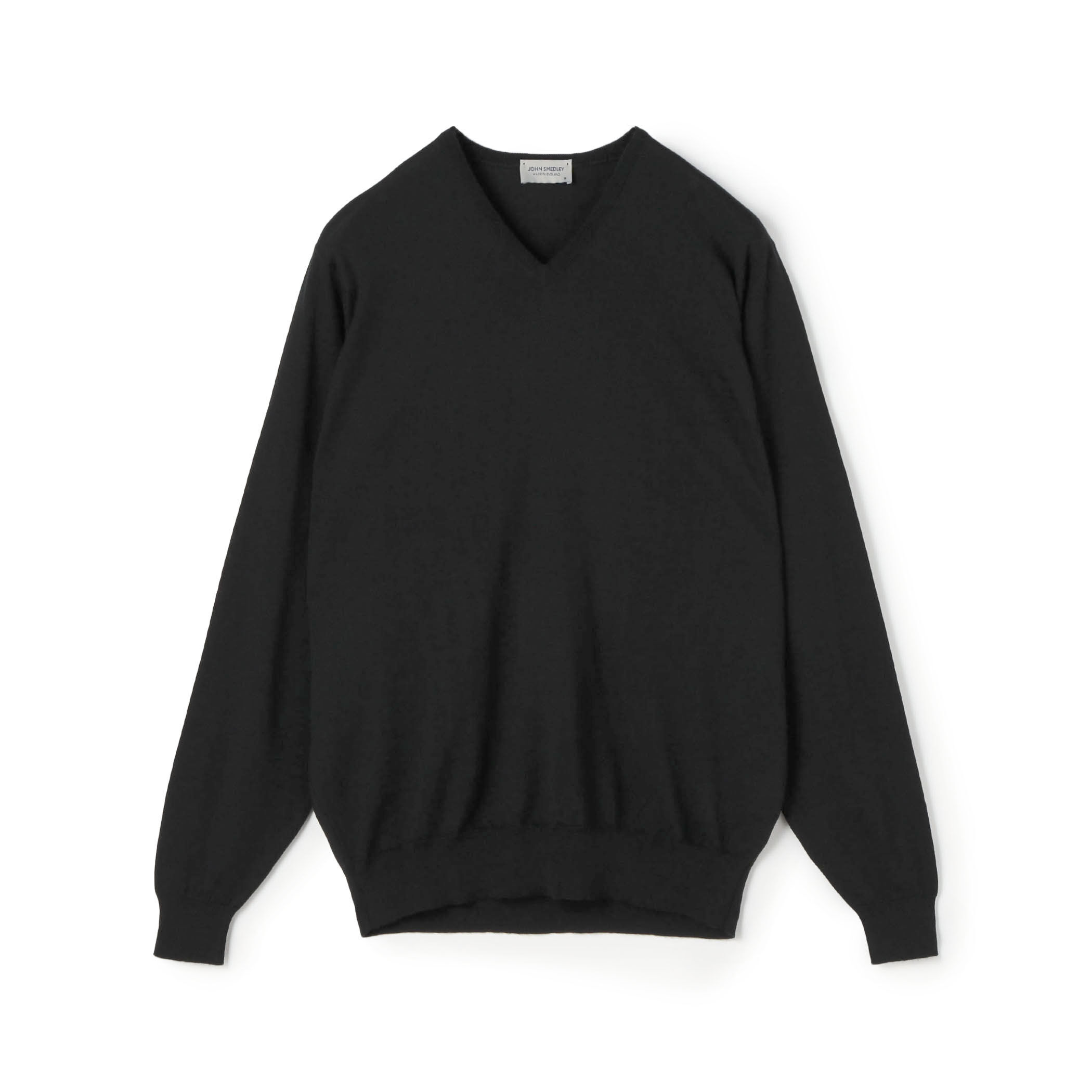JOHN SMEDLEY PACKHAM メリノウール Vネックプルオーバーニット