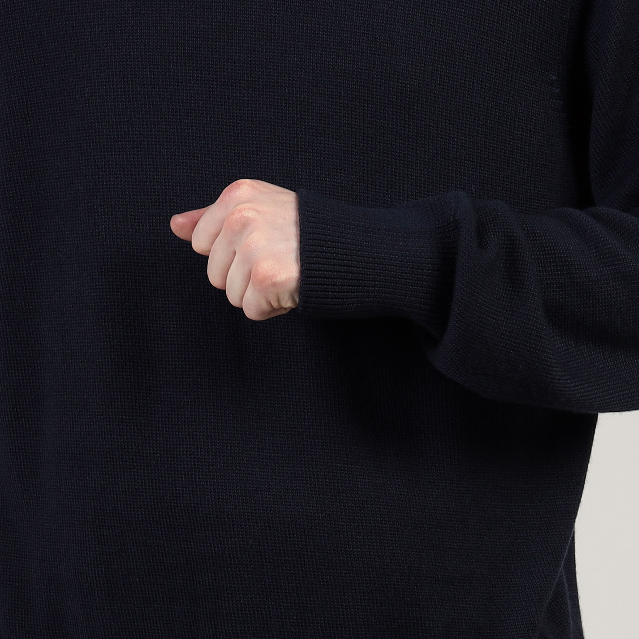 MAATEE＆SONS カシミヤ モックネックプルオーバーニット