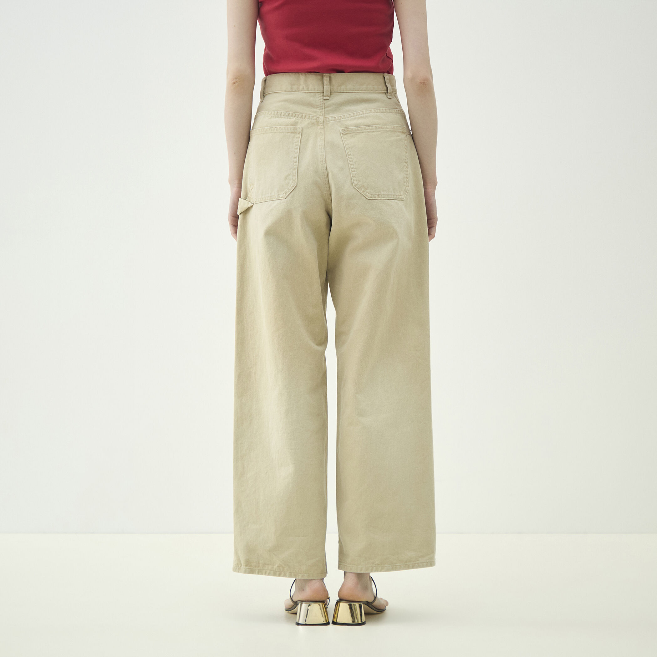 ウォッシュドチノ ストレートパンツ｜トゥモローランド 公式通販