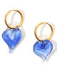 LEVENS HEART OF GLASS HOOPS ピアス