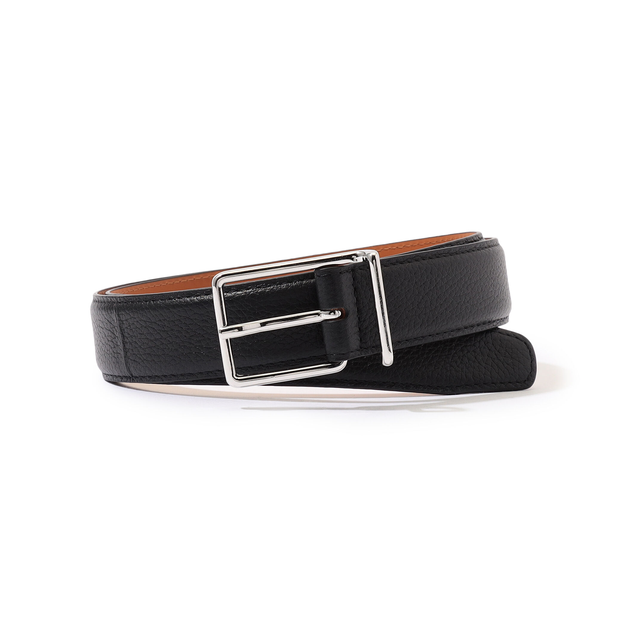 6ロク　ベルト　メゾンボワネ　黒　40ミリ MAISON BOINET＞BIG BUCKLE BELT40/ベルト